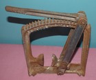 Vintage C e Potter Cast Iron Nut Cracker Sapulpa Oklahoma Nutcracker