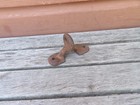 Old Plant Wall Porch Ceiling Ring Hook Barn Hanger Rustic Vintage Cast Iron 4 