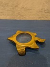 Vintage Brass Fish Desk Magnifying Glass Nautical
