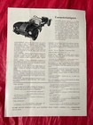1952 Allard  coachbuilt   Drophead  - Original Car Dealer Sales Brochure Catalog