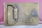 Rare Vintage 70 s Indiana Metal Craft  keep On Truckin  Hippie Brass Belt Buckle