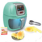 Pretend Air Fryer Toy Kitchen Cooker Food Cooking Role Play Set Lights   Sounds