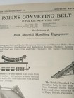 1923 Print Ad Robins Conveying Belt Company Mine   Quarry Material Equipment 