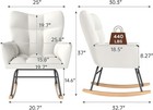 Nursery Rocking Chair Rocking Chairs Nursery Baby Rocker Chair Glider Rocker