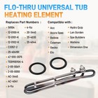 4kw 240v Titanium Hot Tub Heater Element For Balboa Spa Flo-thru Electric Heater