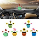 Solar Dancing Toy Flower Assorted Style Solar Powered Dancing Flower Bobblehead