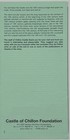 Castle Of Chillon Veytaux Montreux Switzerland Guide Brochure English 2007