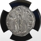 Empire Marcus Aurelius As Caesar   Minerva Ngc Xf Ancient Silver Roman Coin D918