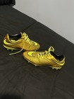 Nike Hypervenom Neymar  Gold yellow cleats Low Top Lace Up Molded 7 5