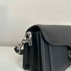 C Oach Tabby 20 Shoulder Bag Small Black Pebbled Leather Crossbody Handbag