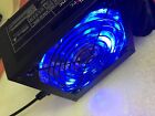New 750w Spadger Aps B500 Rosewill Replace Quiet Blue Led Sata Atx Power Supply 