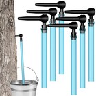 6 Set Maple Syrup Tapping Kit Tree Taps With 2ft Tubing Syrup Sugaring Starte   