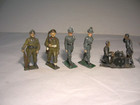 Vintage Lead Soldier Lot Ww11 Eire Britains J Hill Etc  Australian German Us   
