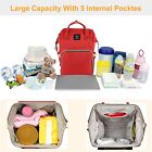 Mummy Maternity Nappy Diaper Bag Large Capacity Baby Nursing Travel Backpack Lot