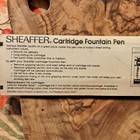 Sheaffer Cartridge Fountain Pen Fine Point Nos 70s-80s Blister Pack Blue