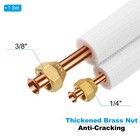 Patikil Mini Split Line Set 10 Ft 1 4  3 8  Od For Hvac Heat Pump