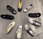 New Onitsuka Tiger Mexico 66 Tgrs Mary Jane Ballet Flats 118a2678-001 Muti-color