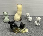 Vintage Porcelain Ceramic Kitty Cat Figurines Lot Japan China Figure