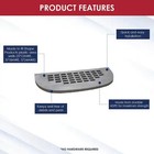 39 In X 13 In X 1 In Heavy-duty Straight Flat Grate Basement Window Well Cover