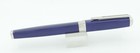 Waterman Exception Slim Blue Lacquer   Chrome Fountain Pen - 18kt Fine Nib