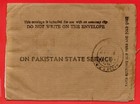 Bangladesh Provisional Overprint On Pakistan 10p Service Pair On Official Cover