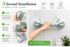 12  Suction Grab Bar Shower Handle Bathroom Safety Rail For Elderly Tub