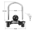 Hitch Lock Universal Coupler Hitch Trailer Lock Fits 1-7 8   2   And 2-5 16  Hd