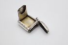 Quality Antique Silver Combo Vesta Case   Stamp Holder Birmingham 1904