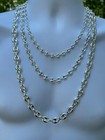 925 Sterling Silver Puffed Mariner Link Chain Necklace Or Bracelet 6-12mm 7-30 
