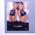 2002 Coors Light Twins Beer Print Ad Page Use As Mini Sexy Women Poster Art