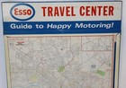 Vintage Esso Humber Travel Center With Maps 42 X 25 5
