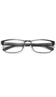 Rectangular Full Rim Metal Eyeglass Frames Black 51mm Lens 19mm Bridge