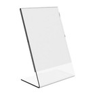 Dazzling Displays 10 Acrylic 8 5  X 11  Slanted Picture Frame Holders