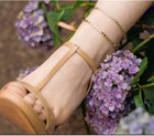 14k Yellow Gold Mirror Heart Chain Link Bracelet Anklet 10   3mm - 3 8 Grams