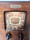 Antique Tabletop Fada Radio Universal Superheterodyne Wood Cabinet