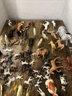 Vintage 1960   s Plastic Farm Animals Lot Of 240 Pieces