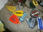 Vintage Motorcycle Key Chains Fobs Automobile Keys Locks Advertising Keyring Lot