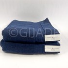 2pc Tommy Hilfiger  100  Cotton Quick Dry  Bath Towels Blue New