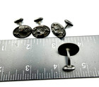 Exceptional Antique Vintage Victorian Art Nouveau Cufflinks Set 4 Female Heads