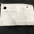 Nwt Handmade Ozimae Baby s The Original Pullover Cloth Diaper Cover Black Large
