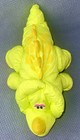 Fisher Price Dinoroars 1992 Triceratops Plush Yellow Green Stuffed Doll Toy Vtg