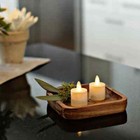 Luminara 1 5 Inch Flameless Real-flame Effect Tealight Candles Flat Top Set Of 2
