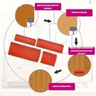 4-piece Wood Grain Tool Set - Create Realistic Wood Patterns For Paint   Decor