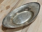 Vtg Sterling Silver  7639 Oblong Serving Dish fruit Bowl 11 5   x 6    Wt  176 Grams
