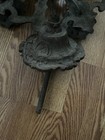 Vtg Art Nouveau Heavy Cast Iron Light Chandelier Fixture Ceiling Hanging Antique