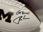 Michigan Wolverines Rich Eisen Signed Football