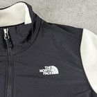 North Face Jacket Womens Medium White Black Tundra Fleece Full Zip Hiking
