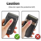 Kemei Usb Electric Shaver Trimmer Razor Rechargeable Hair Beard Shaving Machine