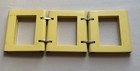 Vintage Folding Wooden Trivet Stand Yellow Mid Century Modern Frame Style Decor