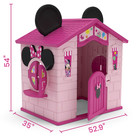 Minnie Mouse Plastic Indooroutdoor Playhouse With Easy Assembly Free Shipping